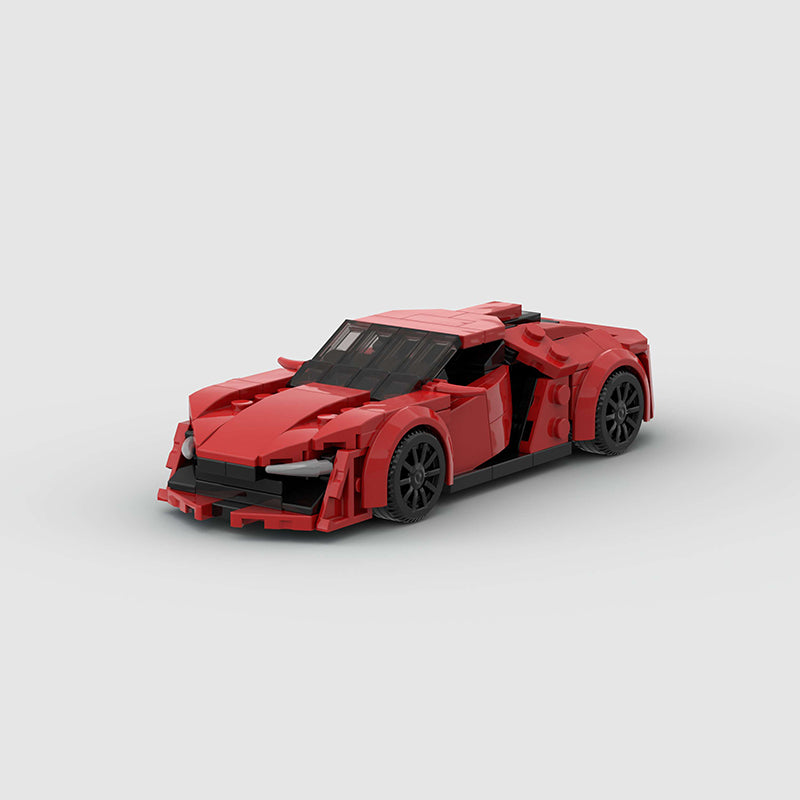 Lycan supercar white model