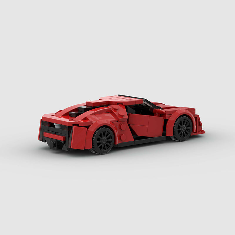 Lycan supercar white model