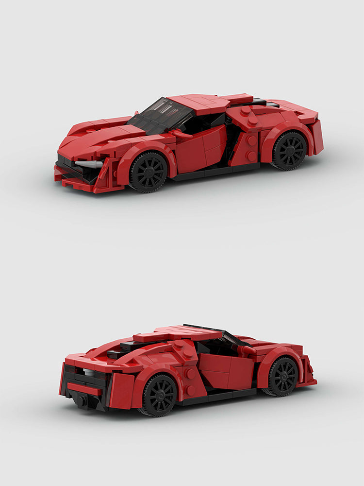 Lycan supercar white model